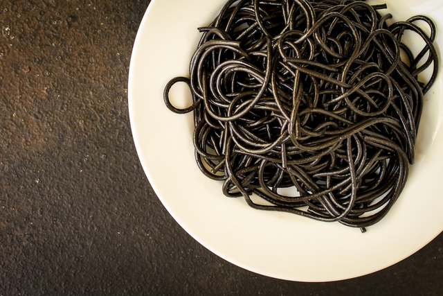 spaghetti al nero di seppia