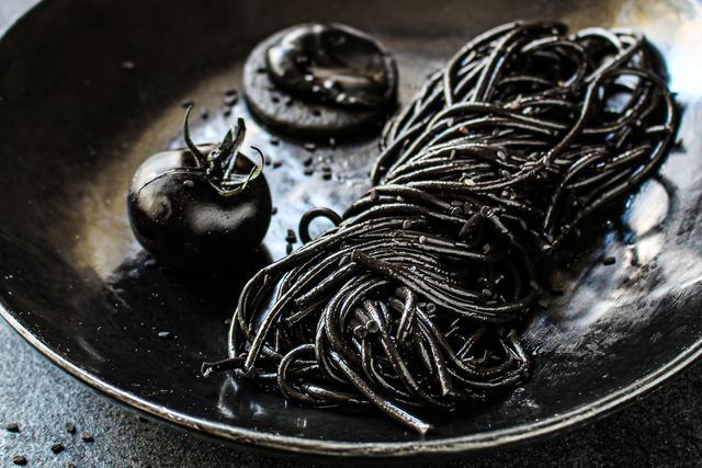 spaghetti al nero di seppia